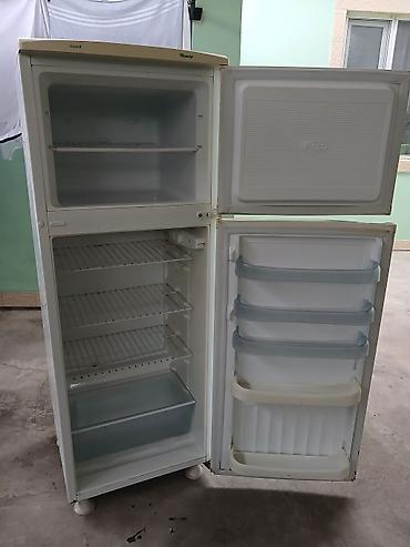 mini xaladelnik: İşlənmiş 2 qapılı Dnepr Soyuducu Satılır, rəng - Ağ — 2