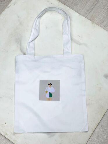 белая сумочка: Шопперы с логотипом вашей компании Продам новые хлопковые
