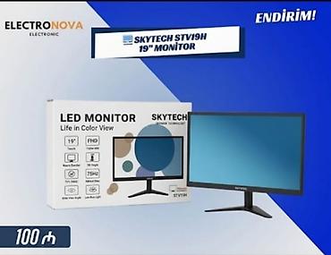 ipohone 18: SKYTECH STV19H LED monitor – 19 düym, FHD (1920×1080) təsvir. Nazik — 1