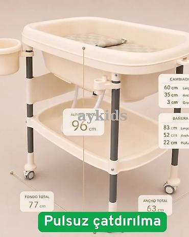 Uşaqlar üçün digər mallar: 👶 **Yeni Gəldi – KIDILO 6018 Dəyişmə Masası və Körpə Vannası** ❤️‍🔥 ✨ — 10