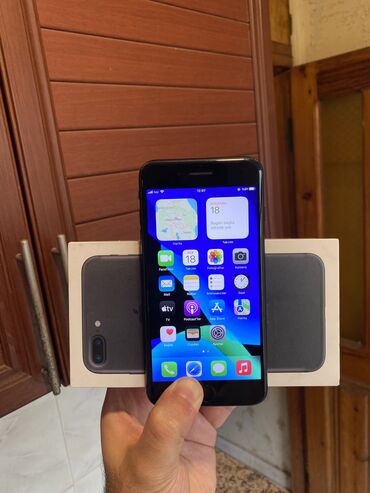 Mobil telefonlar: IPhone 7 Plus, 128 GB, Qara, Barmaq izi