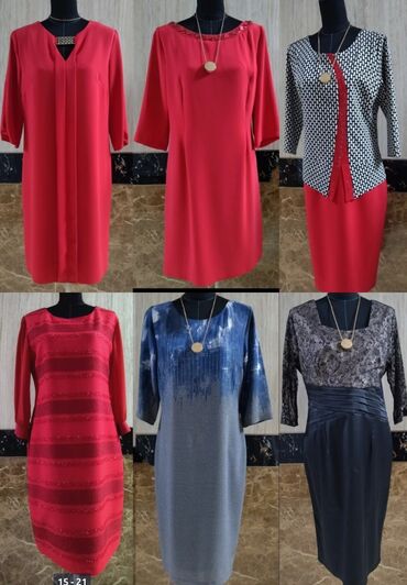 вечерние красное платье: Вечернее платье, Классическое, Длинная модель, С рукавами, M (EU 38), L (EU 40), XL (EU 42)