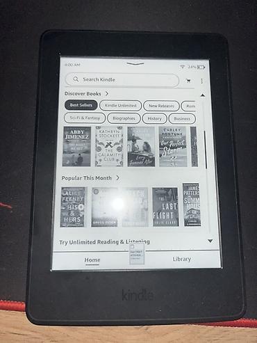 Электронная книга, Amazon, Б/у, 6" - 7", Wi-Fi, цвет - Черный