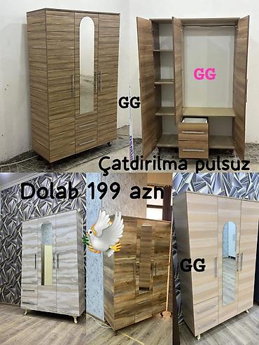Dolab yeni qarderob paltar dolabı güzgülü rəng seçimi var lalafo.az -da Dolab yeni qarderob paltar dolabı güzgülü rəng seçimi var