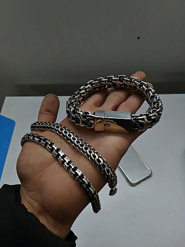 Серебряные цепочки: Делаем на Заказ Серебряные изделия, Цепи, Браслеты Высшая проба at lalafo.kg — 27 Серебряные цепочки: Делаем на Заказ Серебряные изделия, Цепи, Браслеты Высшая проба — 27