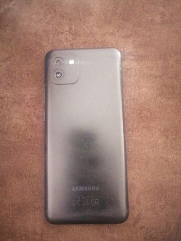 deri çanta: Samsung Galaxy A03, 64 GB, rəng - Qara, Sensor — 2