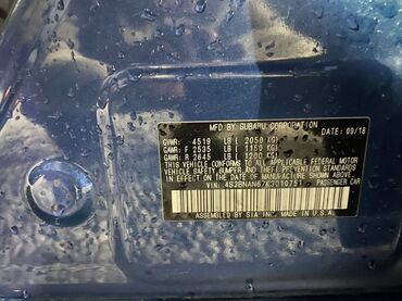 Subaru: Subaru Legacy: 2018 г., 2.5 л, Вариатор, Бензин, Седан — 9