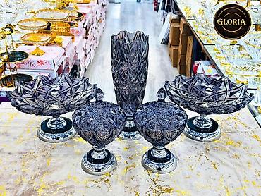 Şüşə-çəkili dekor-servis dəsti - 5 parçadan ibarət komplekt: 2 ədəd lalafo.az -da Şüşə-çəkili dekor-servis dəsti - 5 parçadan ibarət komplekt: 2 ədəd
