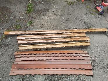 Плинтусы: Taxta dekorativ plintus/reylinq dəstləri - Material: massiv ağac — 1