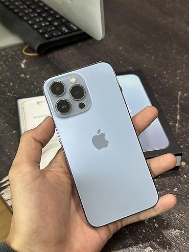 apple iphone 8 plus: IPhone 13 Pro, 128 GB, Sierra Blue, Zəmanət, Face ID, Sənədlərlə — 1