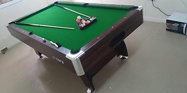 Bilyard masaları: Bilyard masasıBilliard Table Volks Ölçü: 8.3 fut (təxminən 253 x 140 x — 1