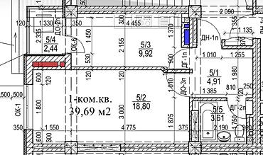фучика квартира: 1 комната, 40 м², парк Фучика Элитка, 10 этаж, ПСО (под самоотделку) — 2