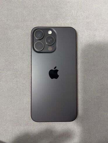 айфон 14 цена ош: IPhone 15 Pro Max, Колдонулган, 256 ГБ, Black Titanium, Куту, 89 %