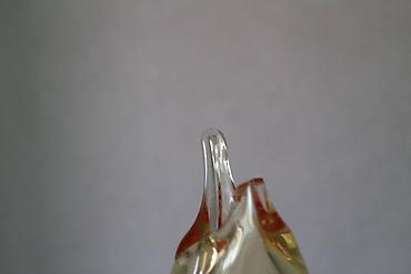 Статуэтки: Винтажные стеклянные рыбки. высота 27 см и 20 см Гутное стекло, СССР — 6