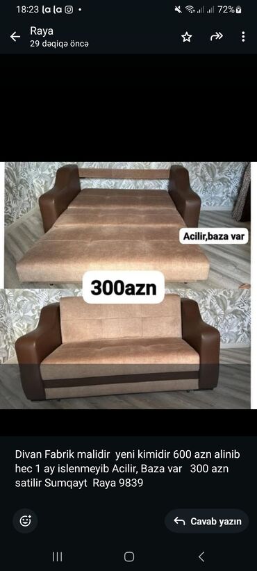 sumqayit mebel fabriki: Divan