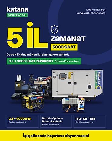 sacların satışı: Katana Generator – dizel generatorlar Servis, yedek parçalar, - — 1