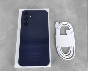 россрочка телефон: Samsung Galaxy A35, Б/у, 128 ГБ, цвет - Синий, 2 SIM