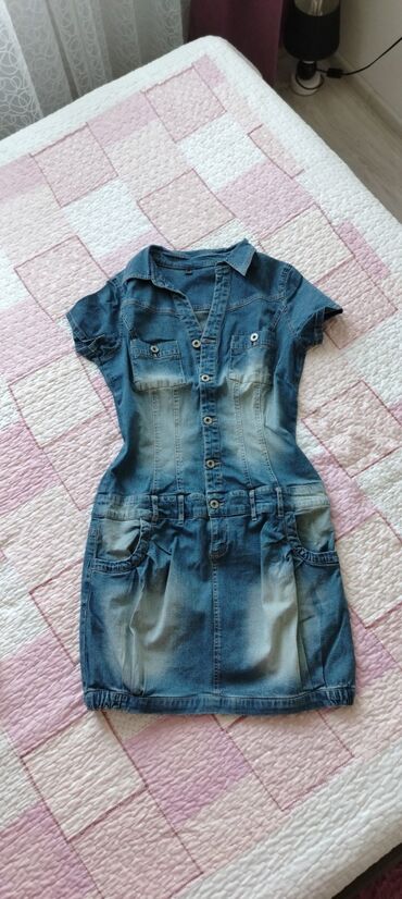 crop top h: Tom Tailor Denim L (EU 40), Kratkih rukava