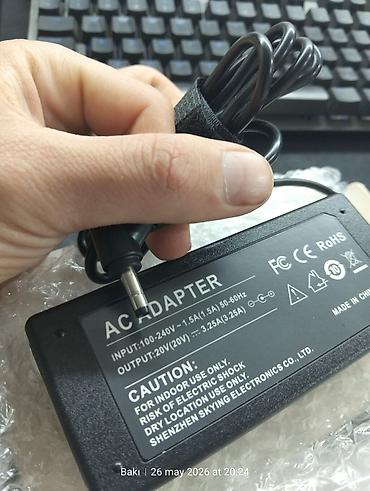 ucuz notbuk: AC Adapter – Noutbuk üçün şarj qurğusu Texniki göstəricilər: - Giriş — 3