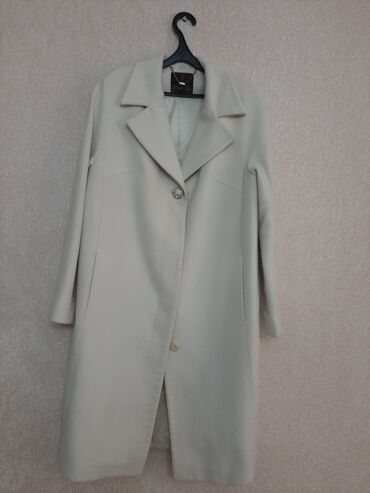 palto qadın üçün: Palto 2XL (EU 44), rəng - Ağ