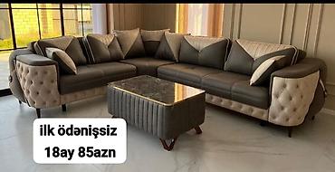 Divanlar: Künc divan kolleksiyası - Müasir dizaynlı L-şəkilli künc divanlar - — 32