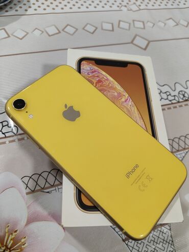 iphone xr новый: IPhone Xr, Б/у, 128 ГБ, Желтый, Наушники, Зарядное устройство, Защитное стекло, 78 %