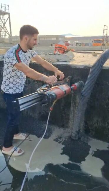 Bitirmə işləri: Beton kəsmə beton deşmə