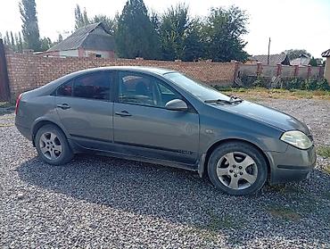 Унаа сатуу: Nissan Primera: 2004 г., 1.8 л, Кол менен иштөөчү, Бензин, Седан — 2