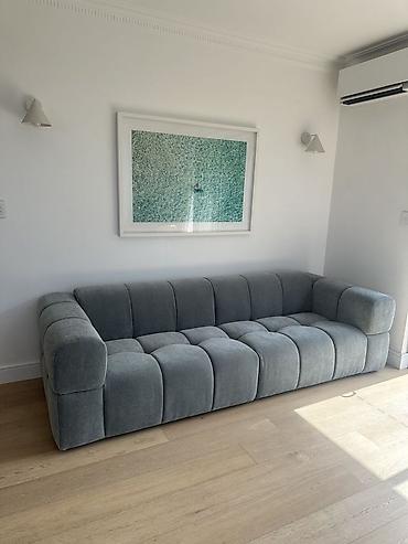 Divanlar: Məhsul: Modern “channel tufted” dizaynlı yumşaq divan Təsvir: - — 5