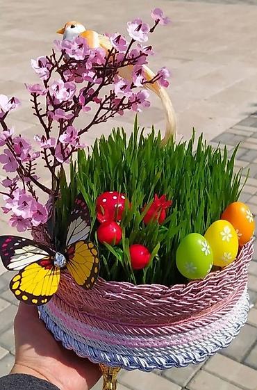 Novruz bayramı dekorları: Taxta novruz səpəsi üçün əsaslar – əl işidir Məhsul təsviri: - Novruz — 4