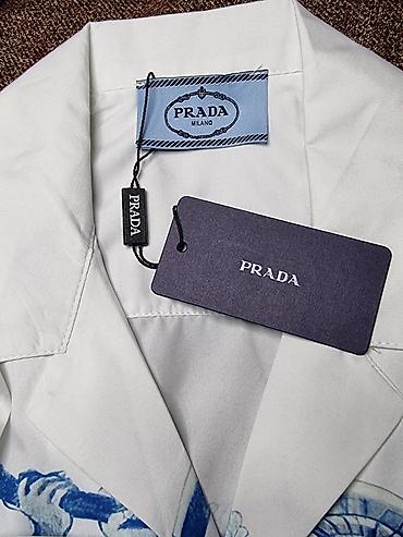 рубашка китон: Prada Рубашка с коротким рукавом. ОБСОЛЮТНО НОВАЯ. ОРИГИНАЛ — 10