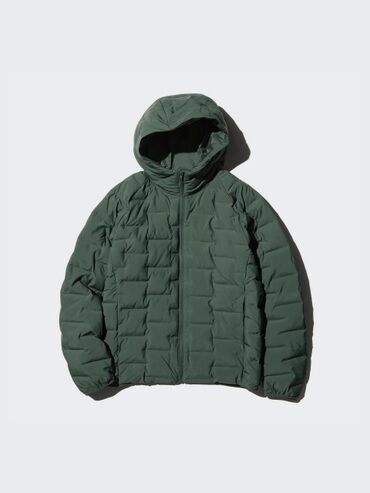 мужская одежда stone island: Мужская куртка, XL (EU 42), Uniqlo, Новый, цвет - Зеленый, Самовывоз