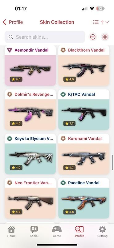 İncəsənət və kolleksiyalar: Valorant hesabi hesabta gorduyunuz skinler movcuddur qiymetde cuzi — 9