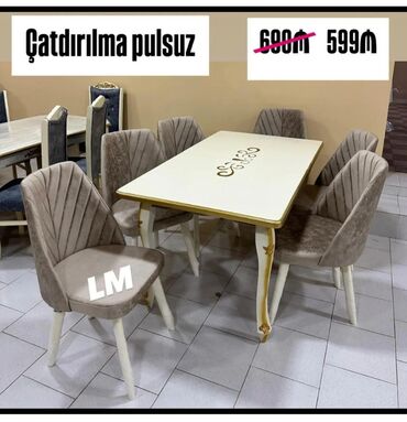 Masa və oturacaq dəstləri: Masa desti sifarisle hazırlanır. ⚜️ İstehsaldan satiş, otağınıza