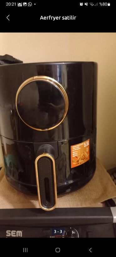 airfryer qiymeti: Fritoz Raf, 5 çox l, Yeni, Ünvandan götürmə, Pulsuz çatdırılma, Ödənişli çatdırılma