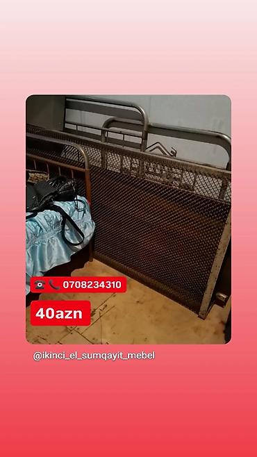 Çarpayılar: İşlənmiş, Təknəfərlik çarpayı, Bazalı, Matras ilə, Siyirməsiz — 4