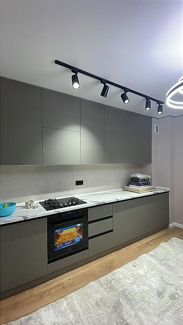 silver kitchen: Кухонный набор на заказ, МДФ, По договорённости, Дизайн, проект — 8