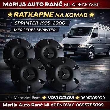 MERCEDES SPRINTER 906 RATKAPNE NA KOMAD 8GOD | ⭐ratkapne za felne
