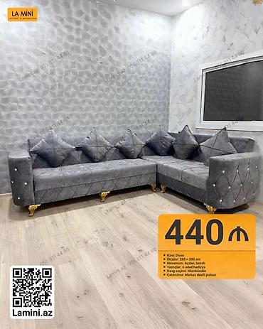 Künc divan – müasir dizayn, komfortlu oturuş və funksionallıq