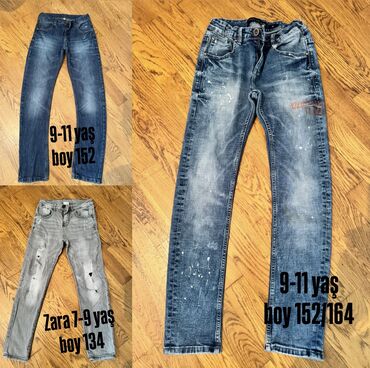 Cinslər və şalvarlar: Cins şalvar, Oğlan üçün, 9 - 10 yaş — 1