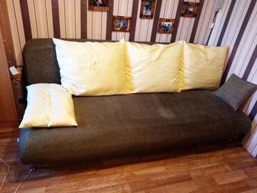 диван 3 в 1: Продается б/у диван раскладной 3000 сом. Размер 2,12 м, в разложенном