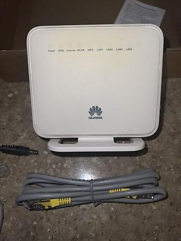 adsl wifi modem: Huawei ADSL Wi‑Fi router dəsti Xüsusiyyətlər: - Model: Huawei Home — 4