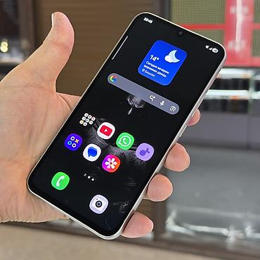 tab a: Samsung Galaxy A34 5G, Б/у, 128 ГБ, цвет - Серебристый, 2 SIM — 3