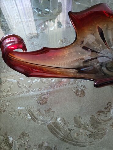 Ostali kućni dekor: Murano velika cinija,rucni rad 60,70te. Velika,retka cinija — 4