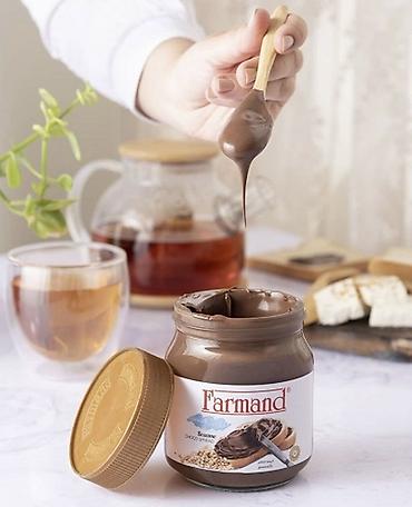 киндер буэно: Шоколадно-ореховая паста Farmand Hazelnut - Формат: стеклянная — 5