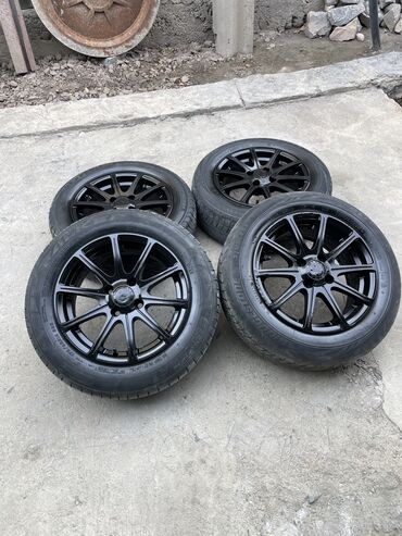13 диски резиной: Литые Диски R 14 Volkswagen, Комплект, отверстий - 4, Б/у