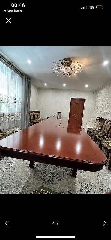 куханые столы: Стол и стул для зала, Б/у, Платная доставка, Самовывоз, цвет - Коричневый — 3