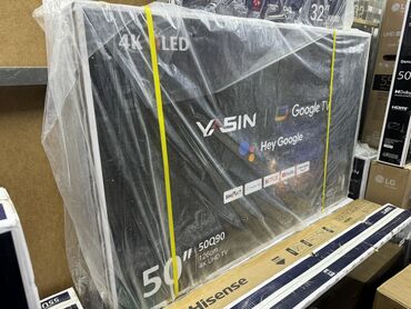 Телевизоры: Телик Телевизор yasin qled 50q90 130 см 50" 4k hd (смарт тв) гарантия — 22