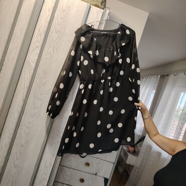 leopard haljina: XL (EU 42), color - Black, Other sleeves