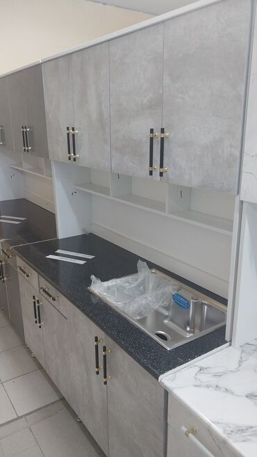 Кухонные гарнитуры: Кухонный гарнитур, Новый, цвет - Белый, Платная доставка — 11